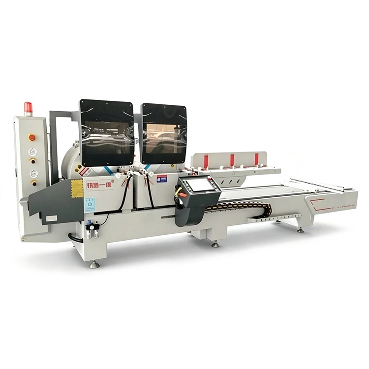 45° এবং 90° কাটিংয়ের জন্য CNC ডাবল-হেড কাটিং করাত