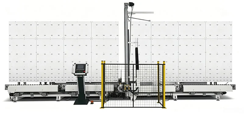 Vertical Cnc Washing Drying Press Line For Insulated And Tempered Glassmachine